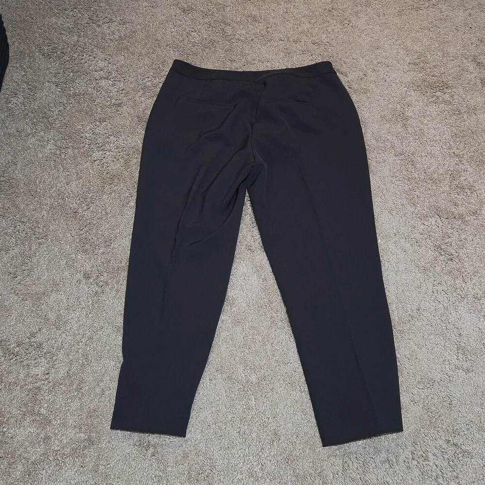 Zac & Rachel Black Dress Pants 14 Pleated Pocket Stretch Career NWOT - Picture 12 of 16